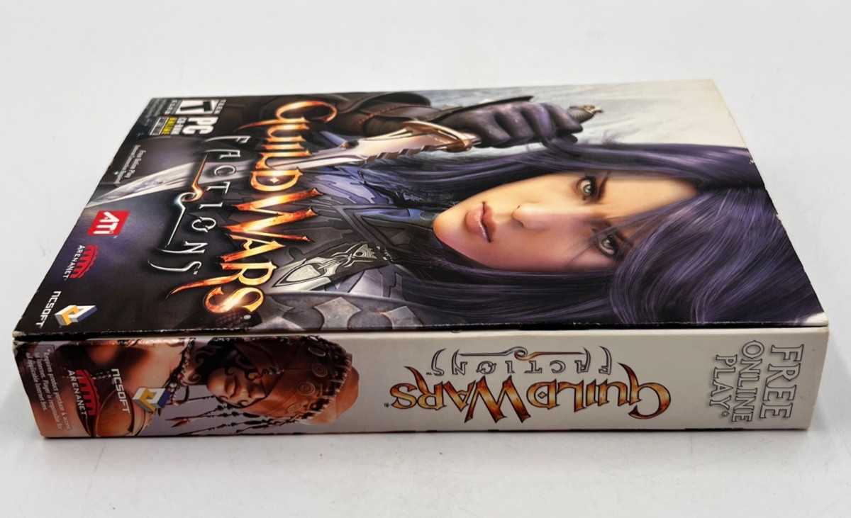 Guild Wars Factions PC Big Box Complete RPG Game NCSoft ArenaNet Vintage