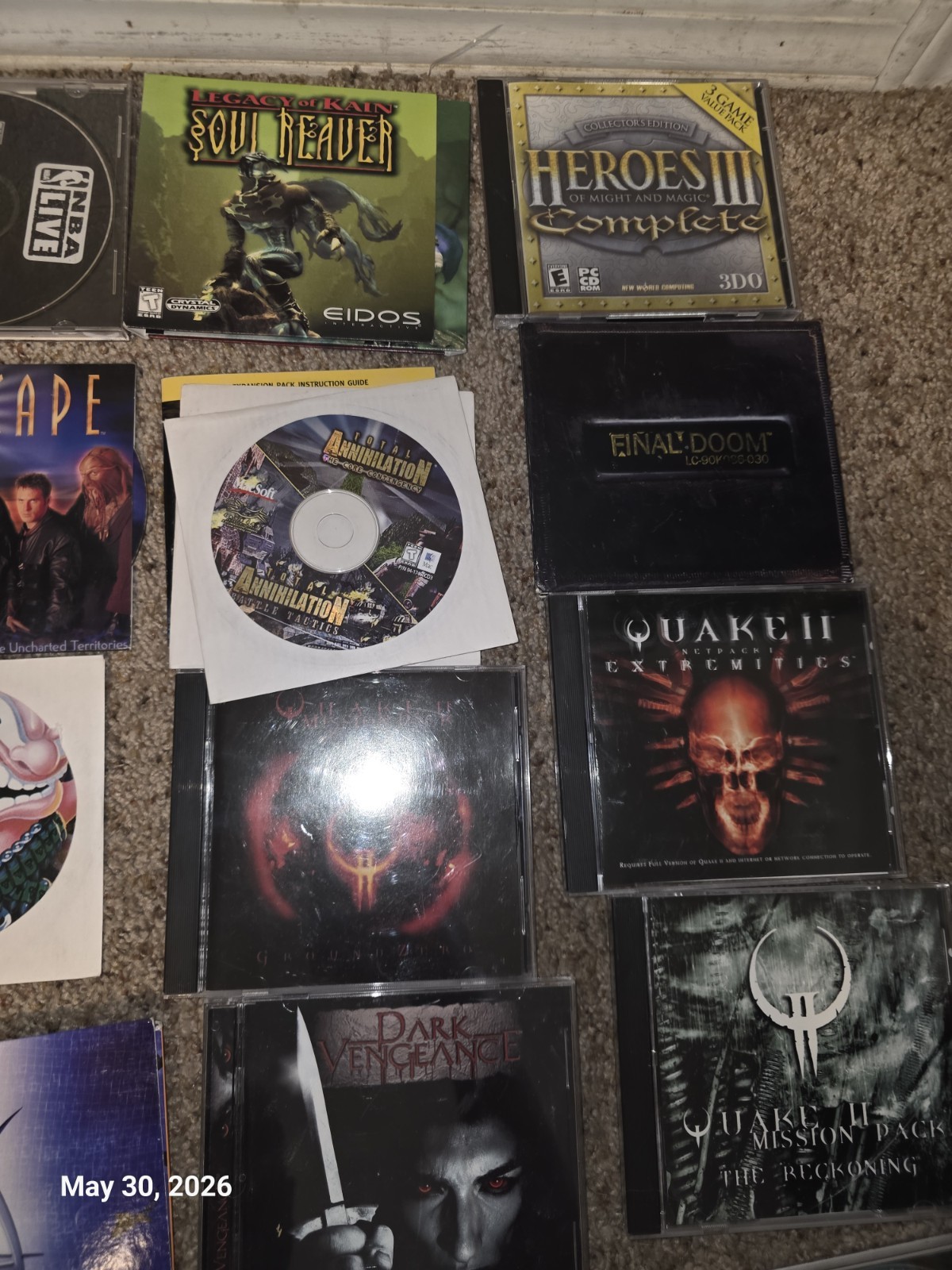 Lot Of 40 Vintage 1990s-EARLY 2000’S PC CD ROM Computer Video Games