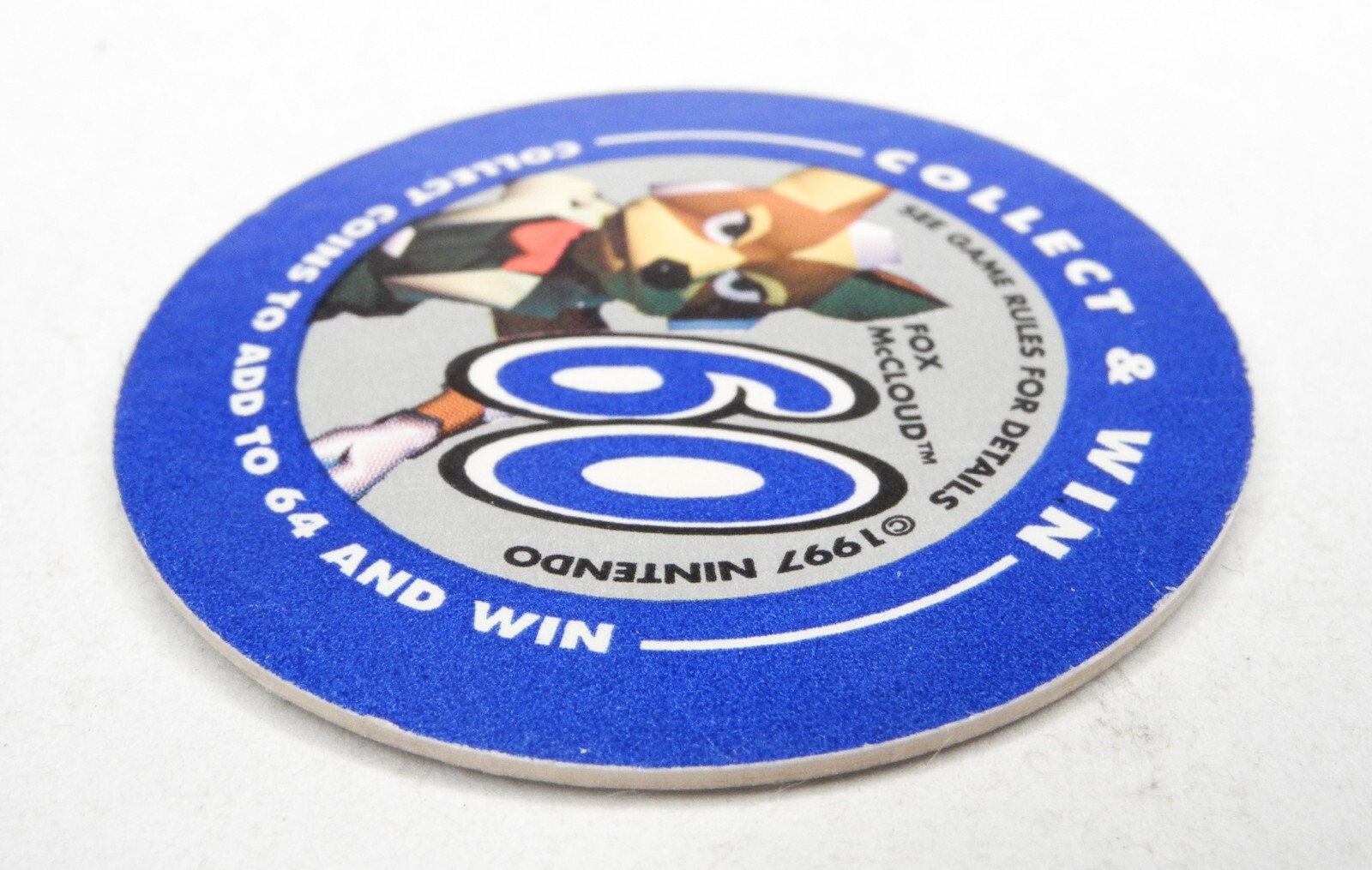 Taco Bell Score 64 1997 Fox McCloud Star Fox 64 Nintendo 64 Game Coin