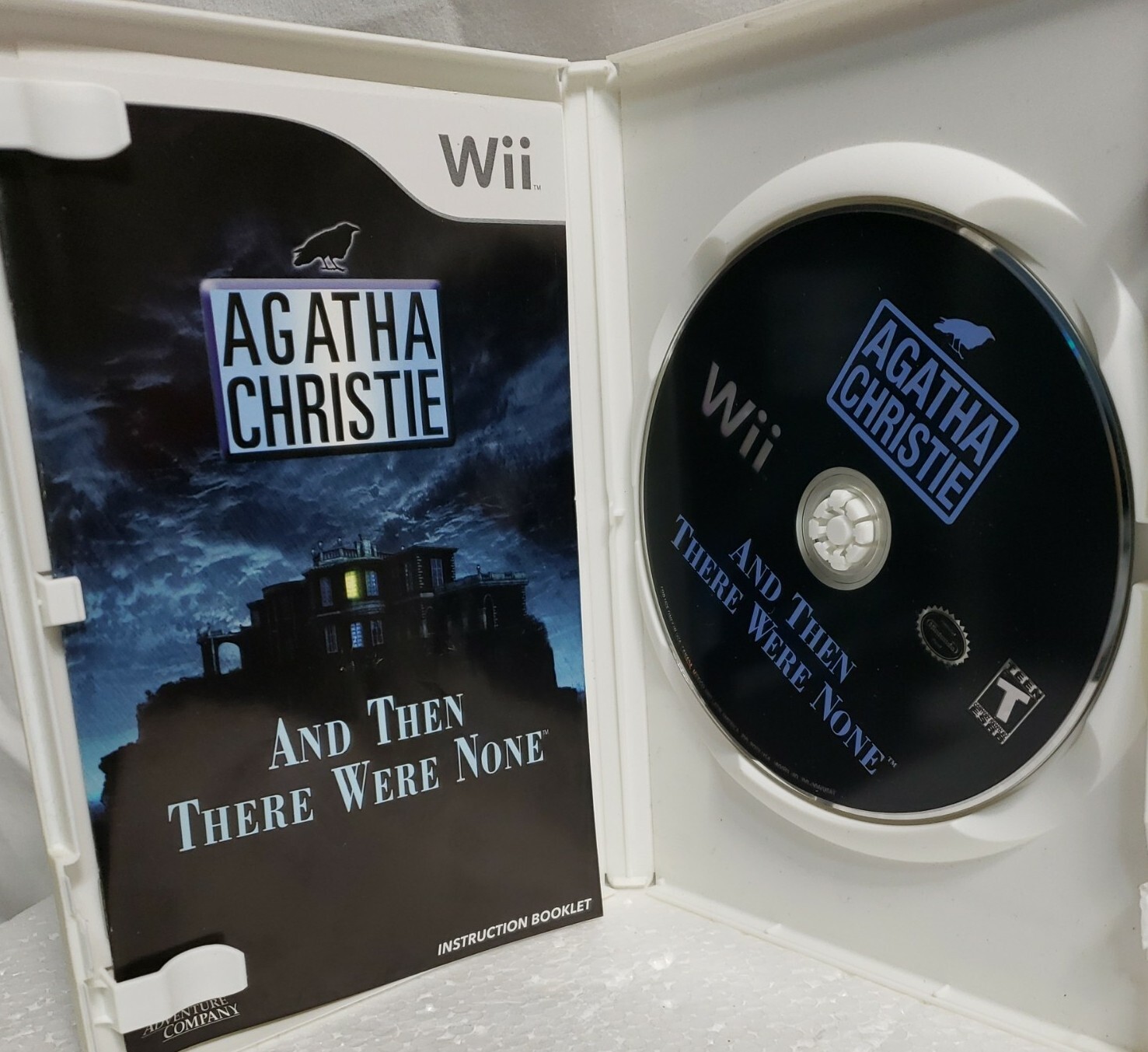 Agatha Christie: And Then There Were None – Nintendo Wii Game video good disc r