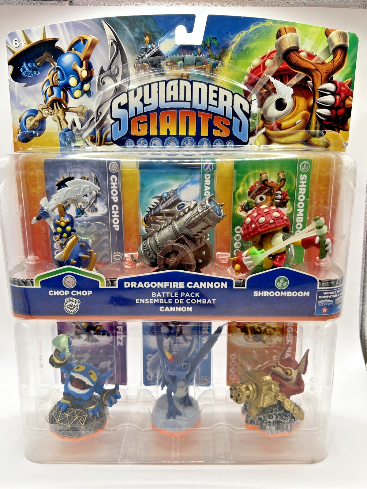 LOT! Activision Skylanders Pop Fizz Whirlwind Trigger Happy Chop Chop Shroomboom