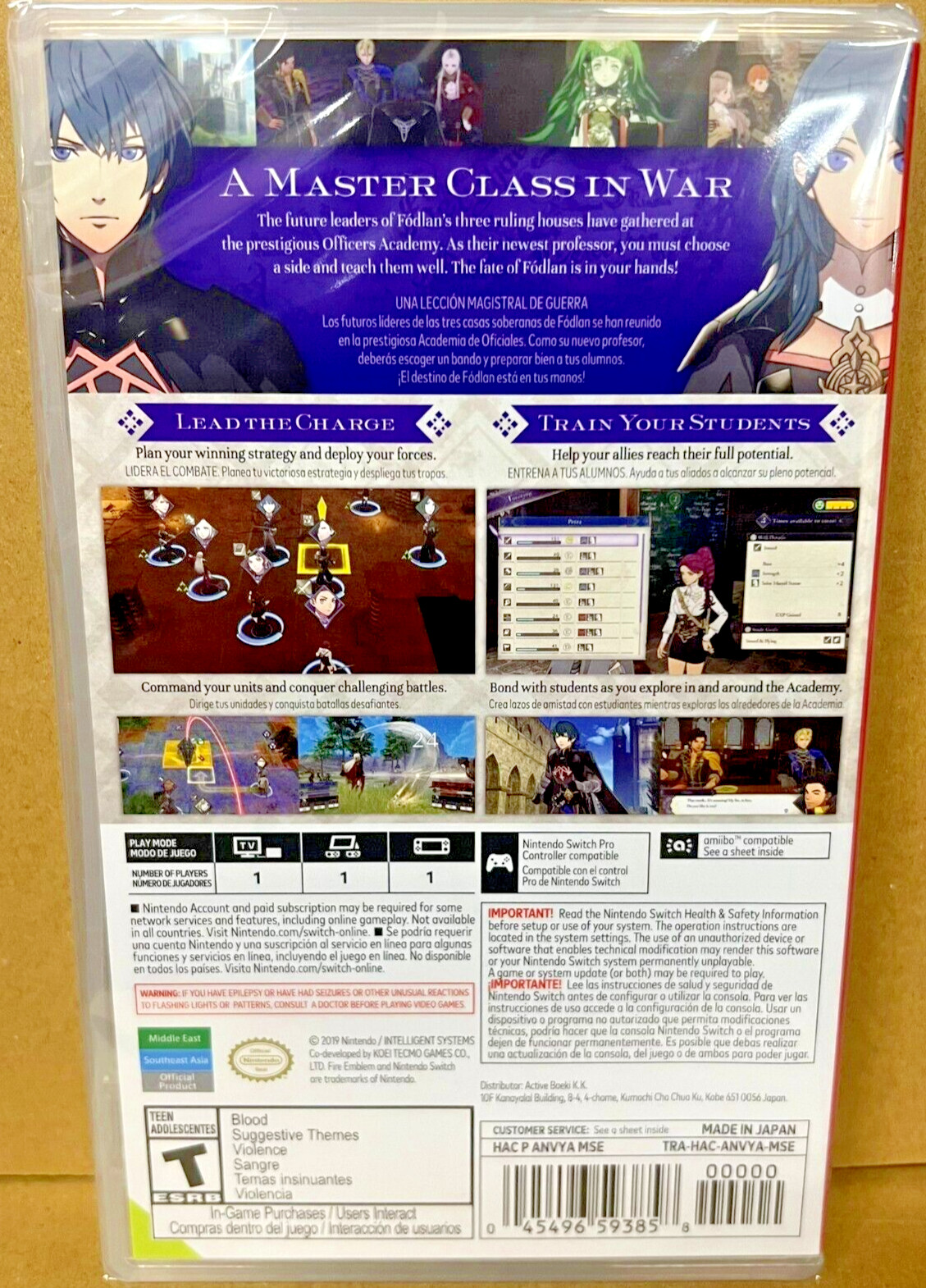 Fire Emblem: Three Houses Switch Brand New Game (2019 Tactical RPG)