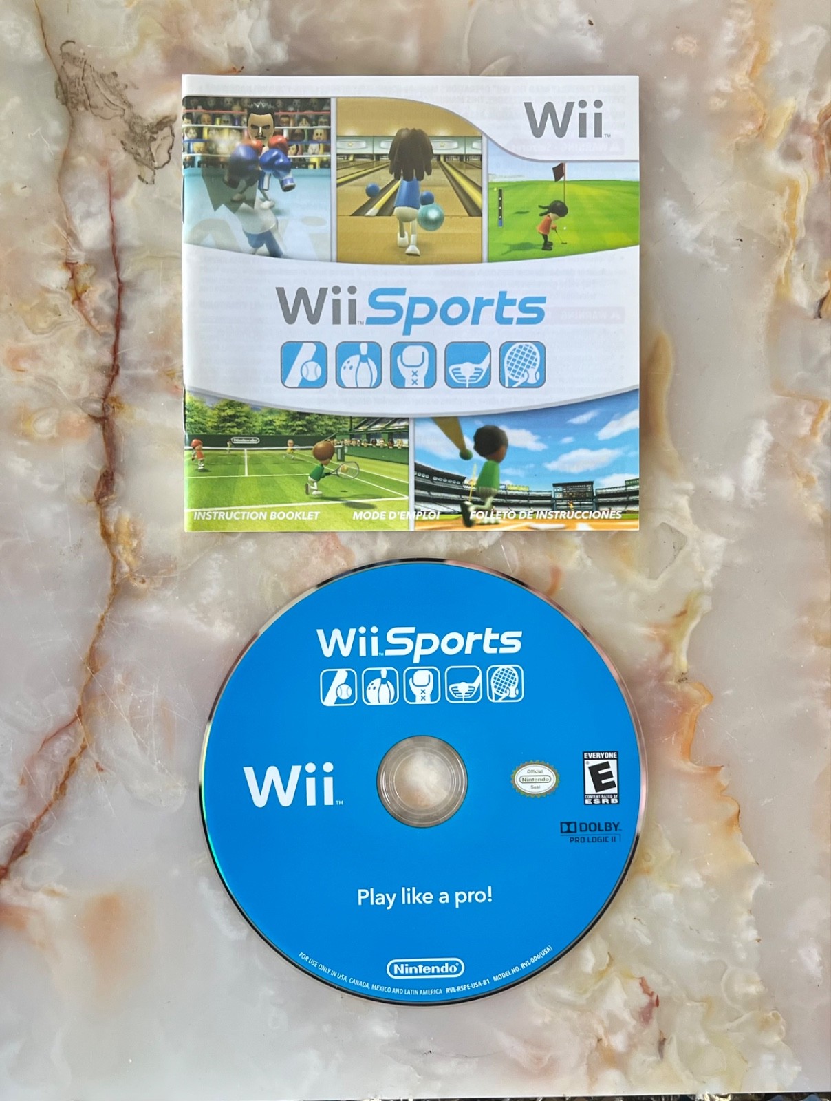 Nintendo Wii Sports Complete Tested CIB + Sealed Wii Sports Resort