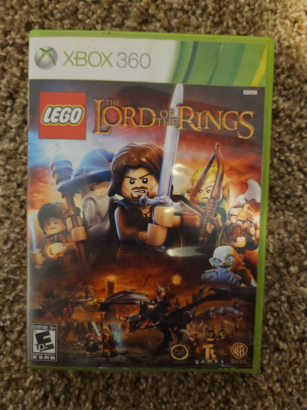 LEGO The Lord of the Rings Xbox 360, Warner Bros, Xbox Live, Manual, Complete