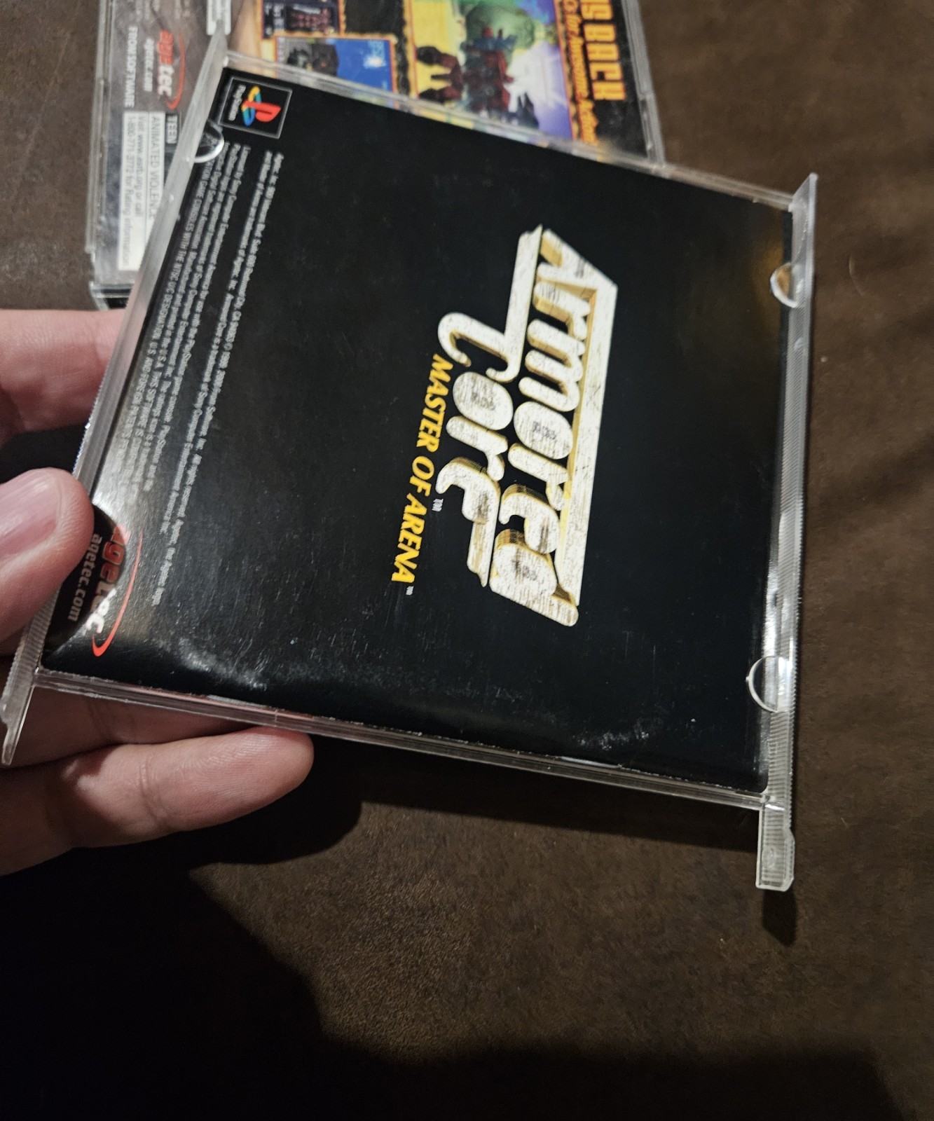 Armored Core Master of Arena PS1 CIB with Registration Card From Software Tested