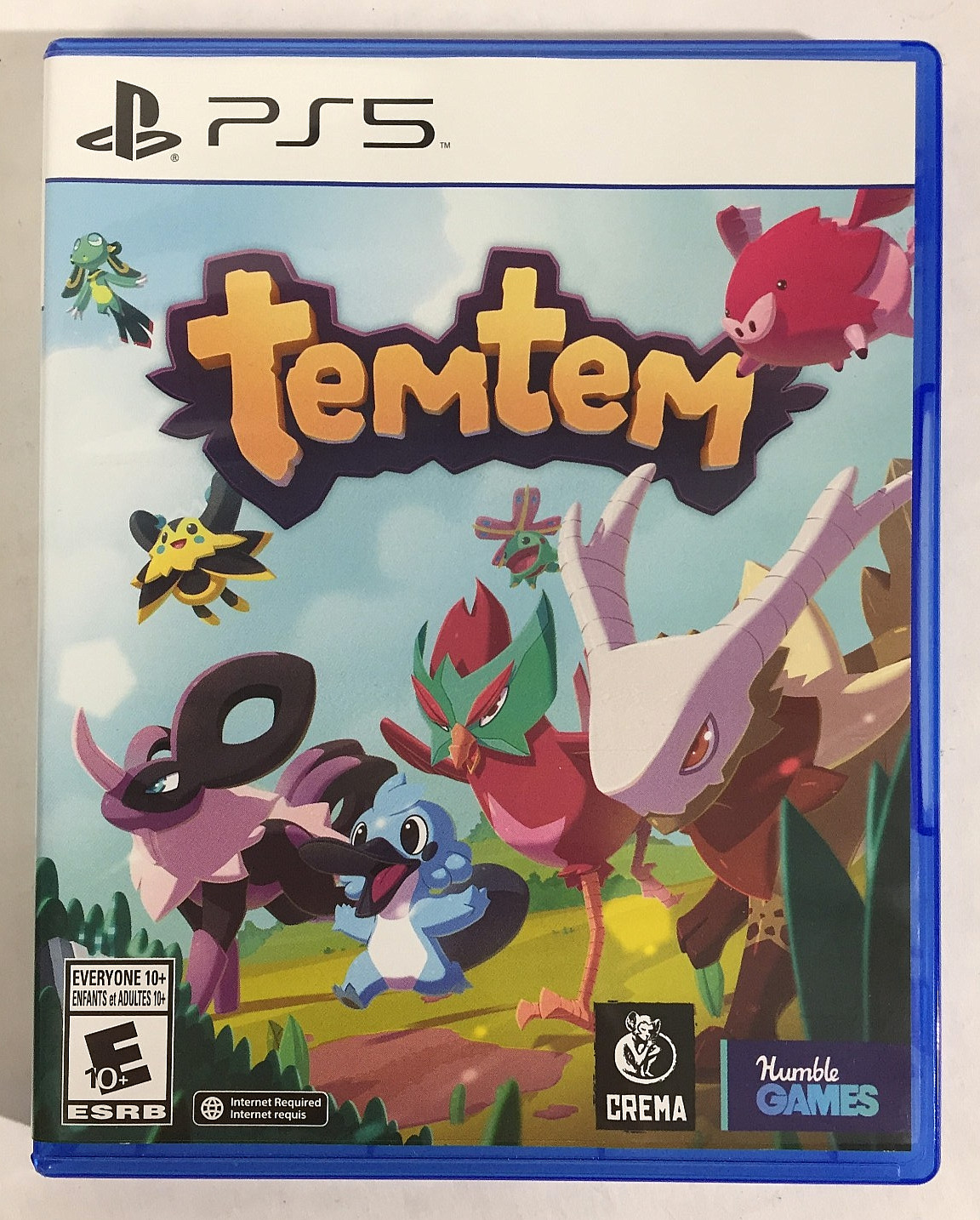 TEMTEM Playstation 5 PS5 Tem Tem Plus HUMBLE GAMES Crema OPEN Unplayed MINT