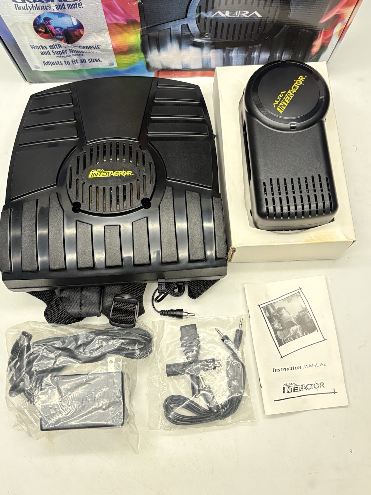 Vintage 1994 Aura Interactor VR Game Wear | New In Box NIB SNES Sega | Untested
