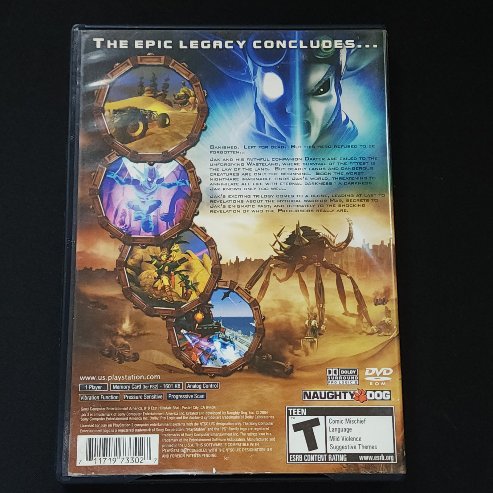 Jak 3 PS2 PlayStation 2 PS2 Video Game CIB Complete In Box With Manual