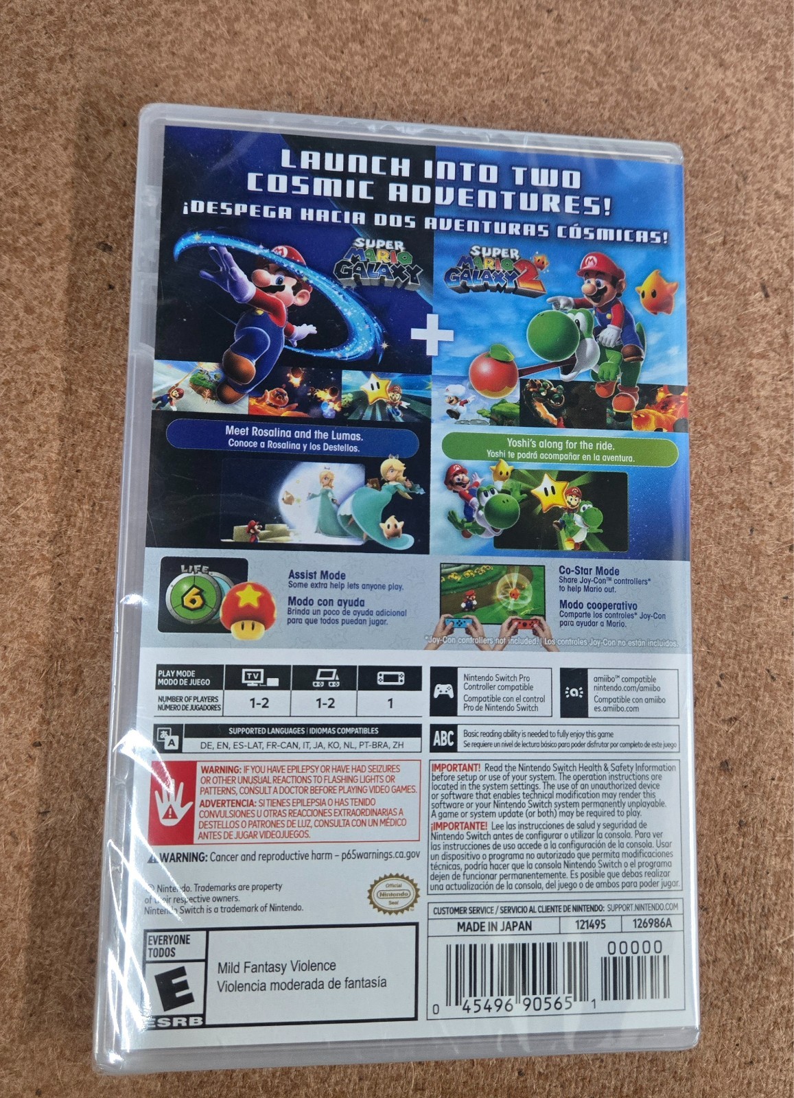 Super Mario Galaxy + Super Mario Galaxy 2. New