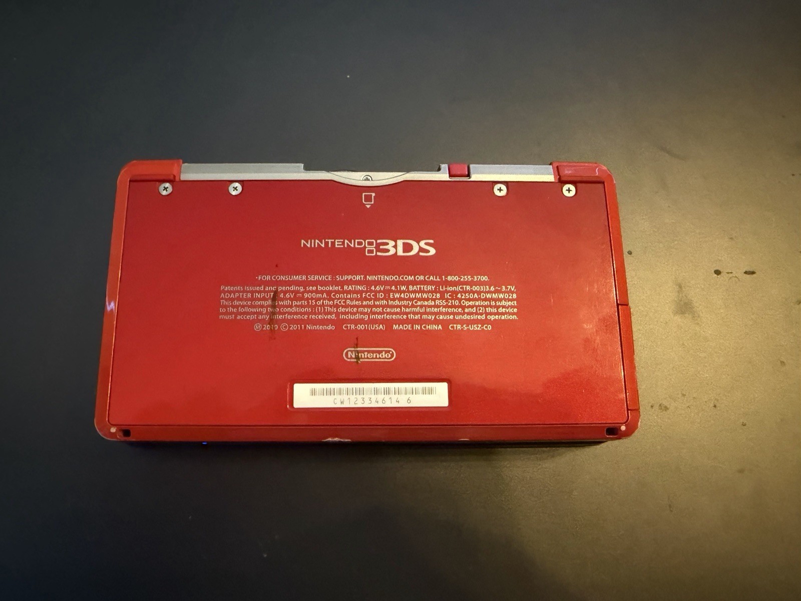 Nintendo 3DS Handheld System Flame Red