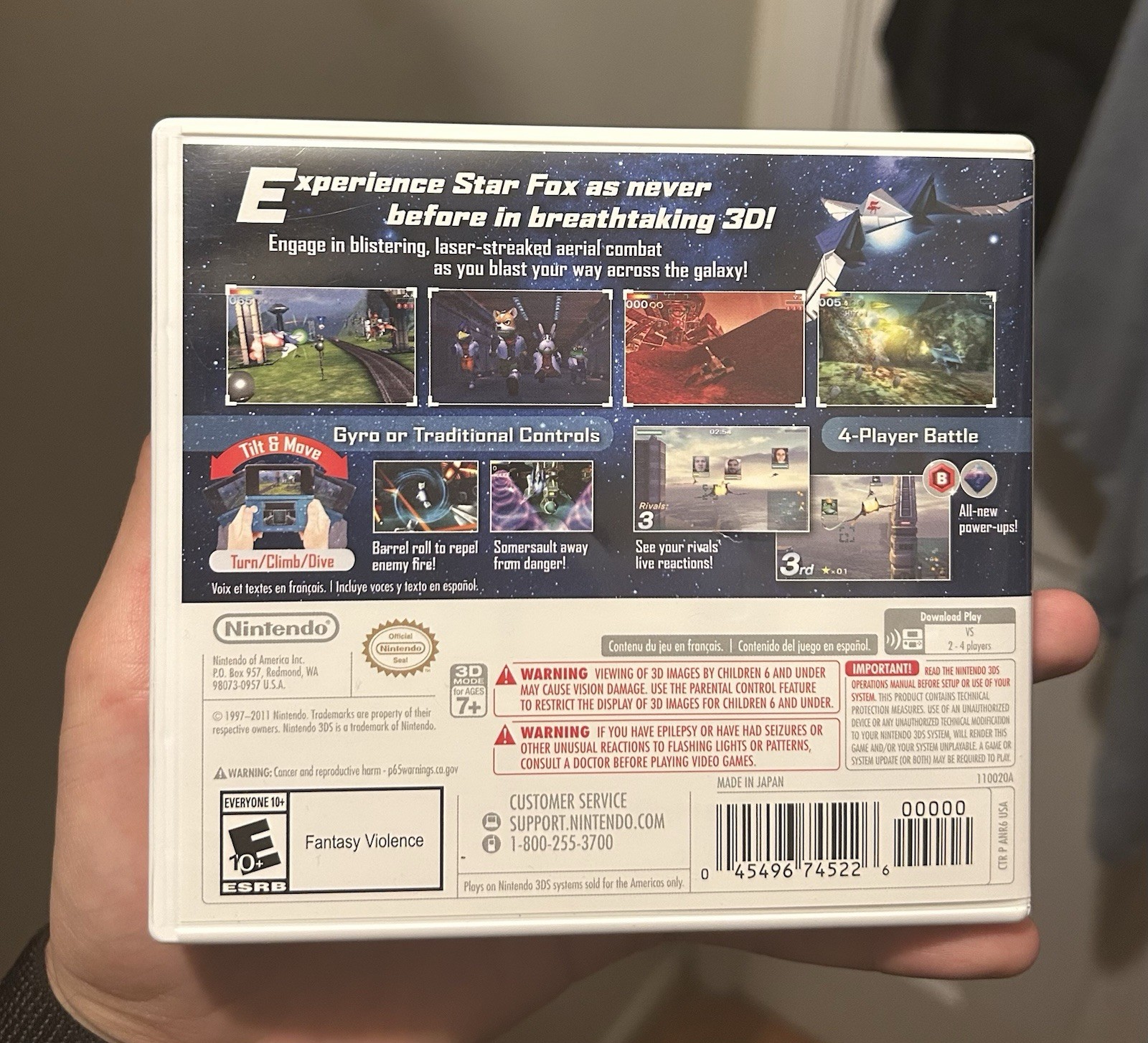 CASE ONLY NO GAME: Star Fox 64 (Nintendo 3DS) PLEASE READ