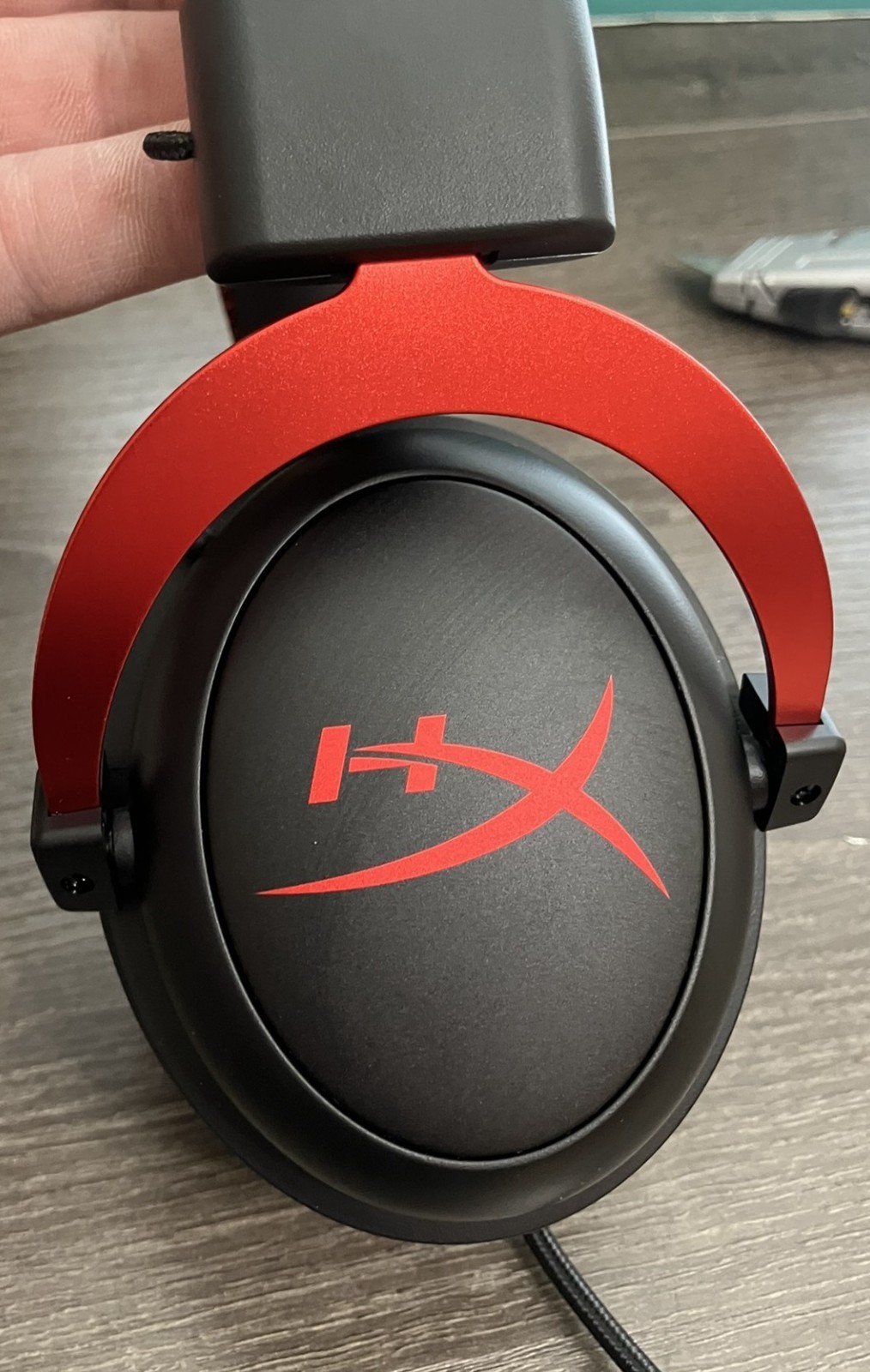 HyperX Cloud II Wired Gaming Headset Black/Red w/ Memory Foam & Leatherette READ