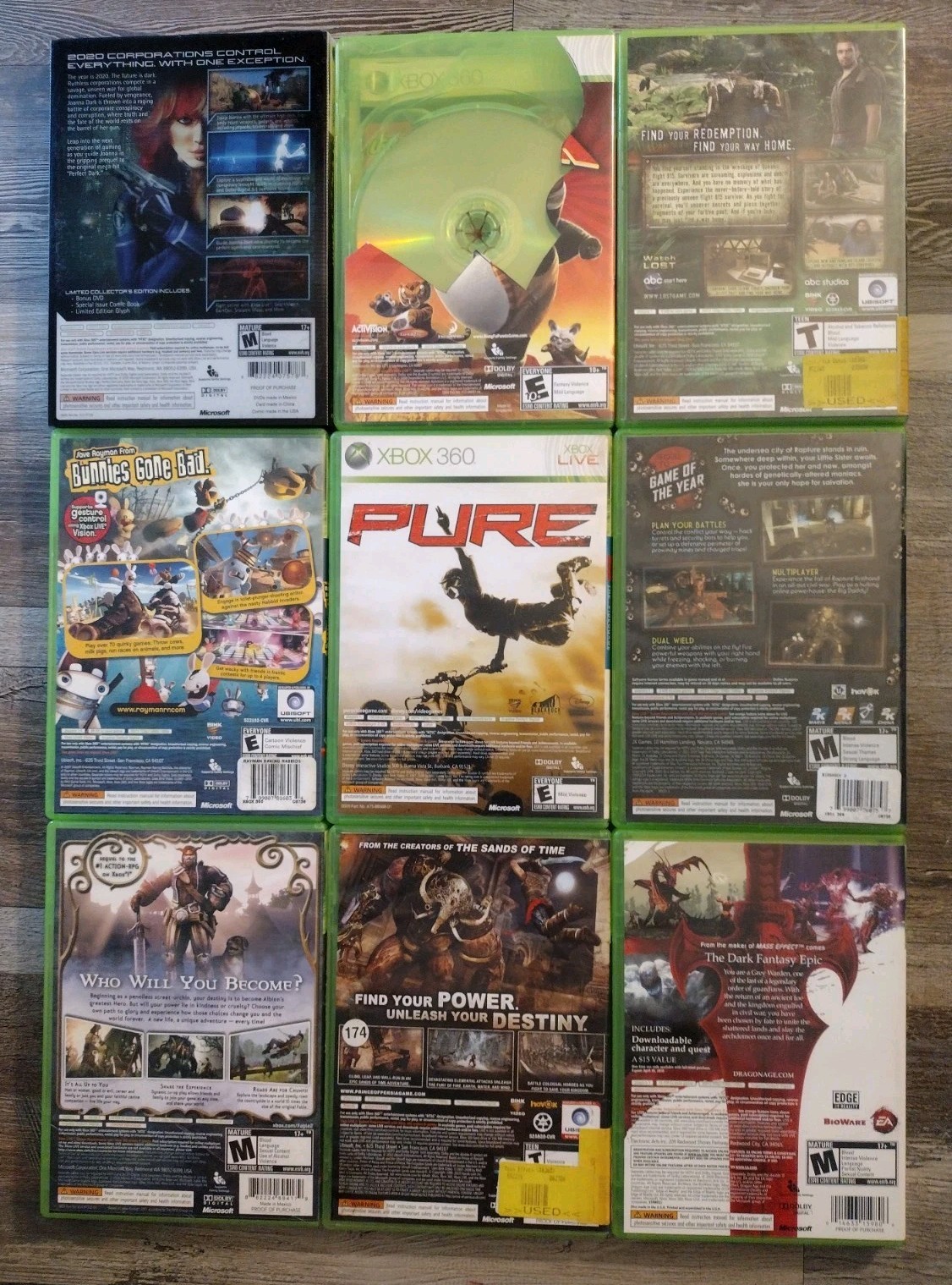 Lot Of 12 Xbox 360 Live Games