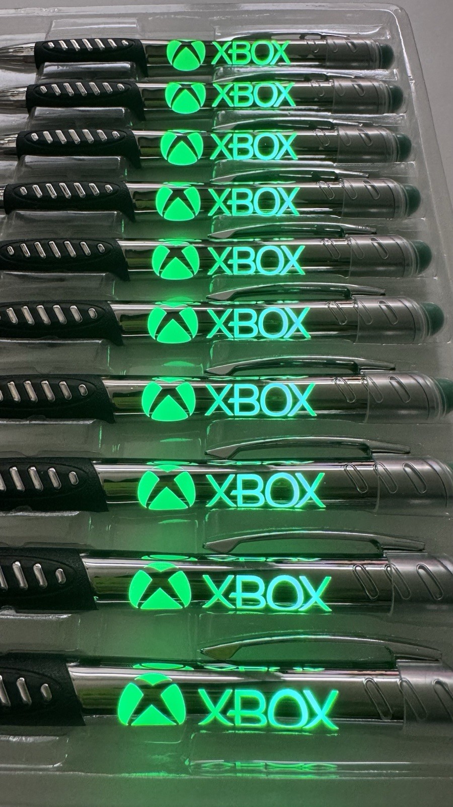 Xbox Promo Pen Lights Up Microsoft Xbox Logo Very Rare Collectible NEW