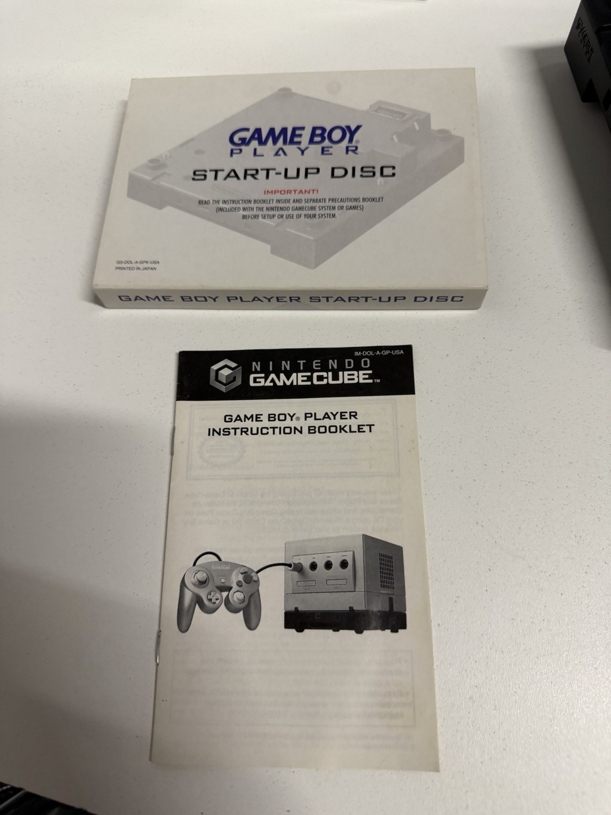 Nintendo GameCube Gameboy Player with Start-Up Disc and Instruction Booklet Nice