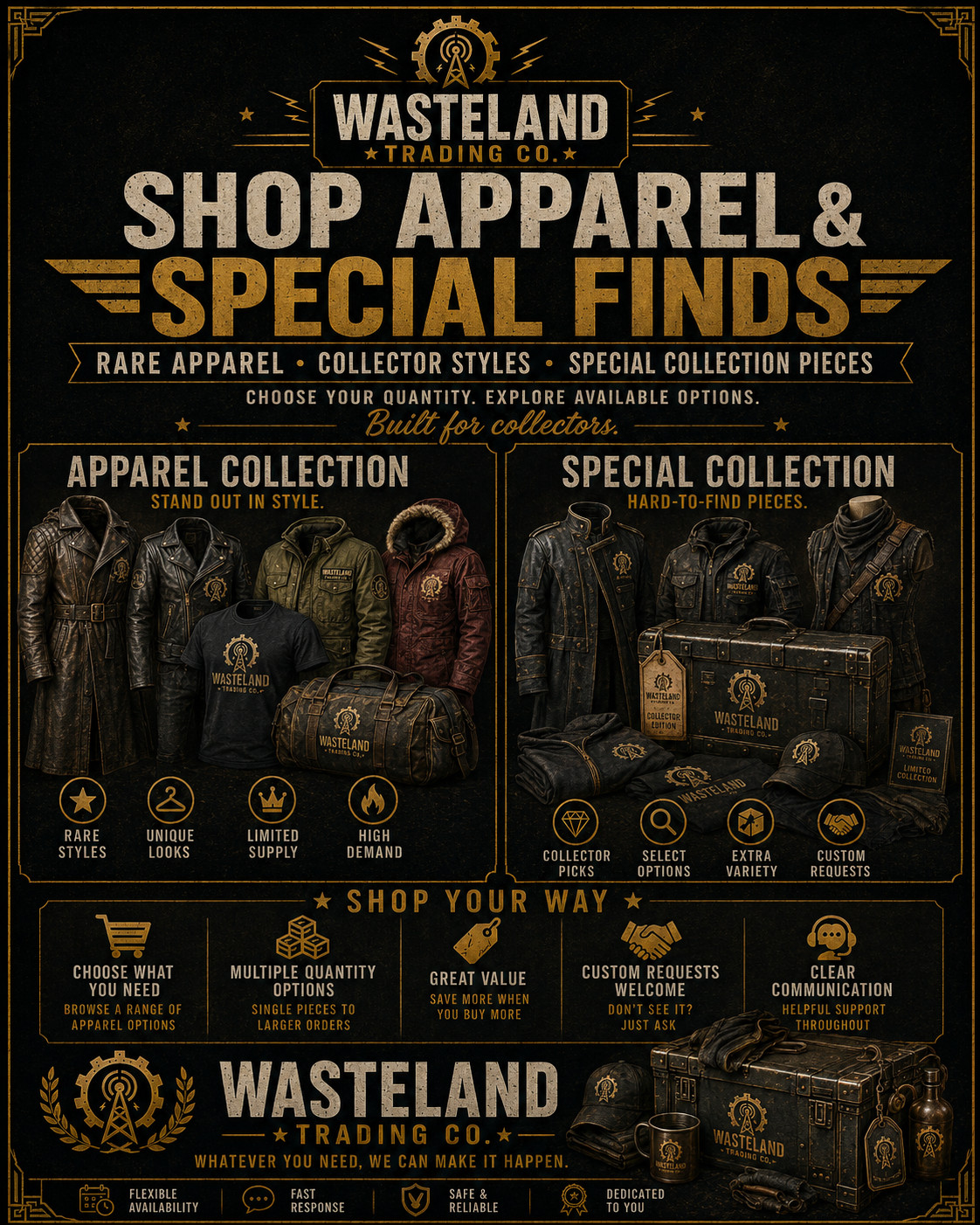 Fallout 76 Apparel [PC] | Rare Outfits & Special Collection | Choose Options