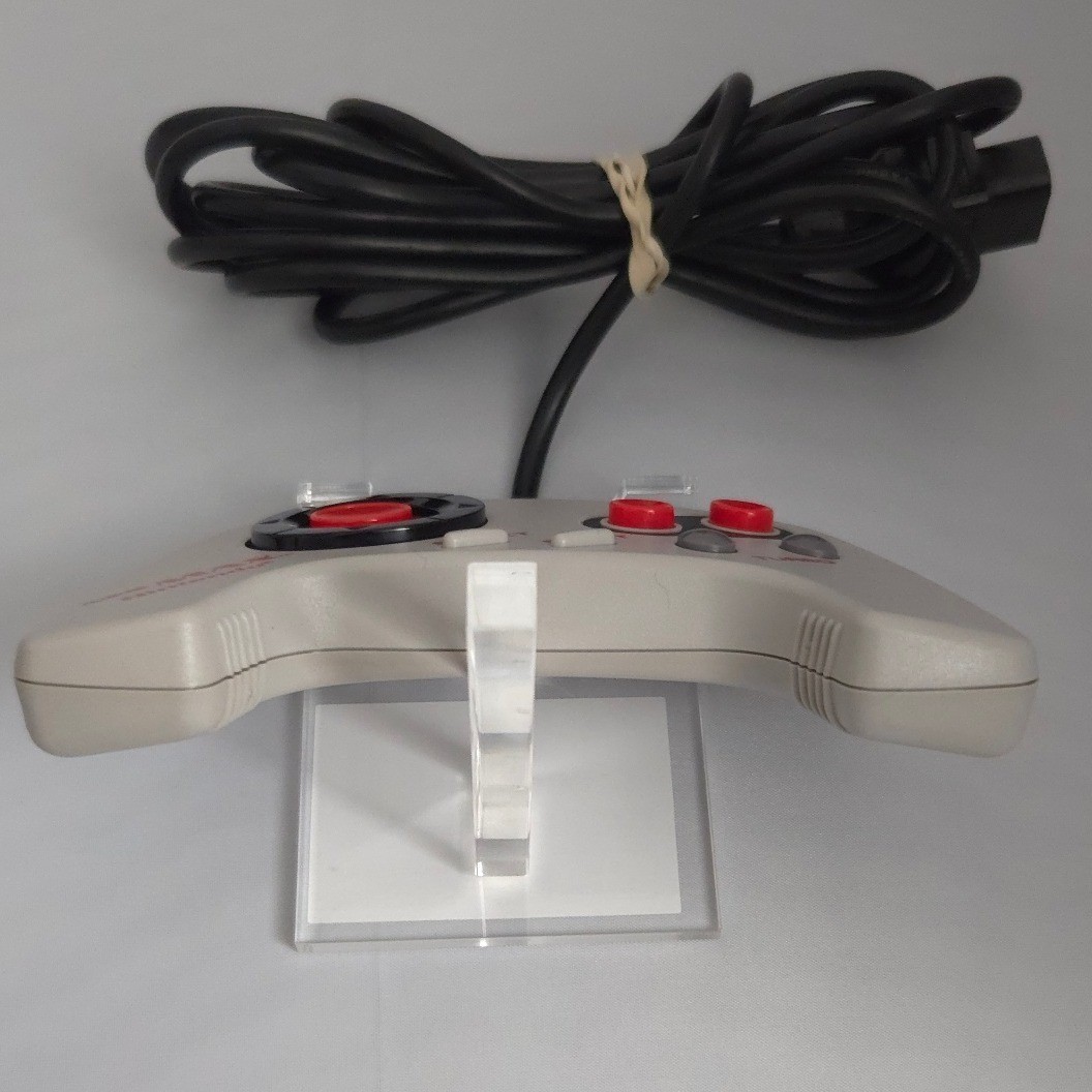 Nintendo NES-027 NES MAX Controller Gray Turbo NTSC-U Tested & Clean