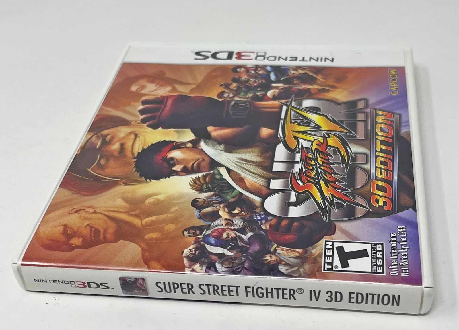 Empty Case Super Street Fighter IV 3D Edition No Game 3DS with Manual
