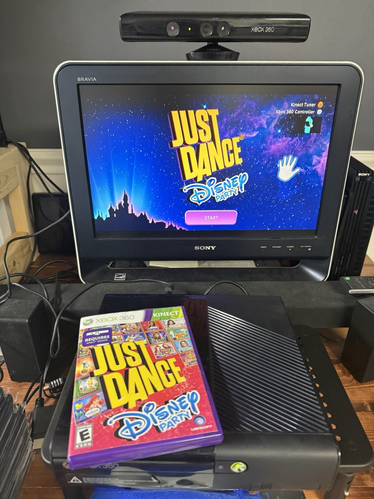 Just Dance Disney Party 1 & 2 Bundle Lot (Xbox 360 Kinect) TESTED Read & See Pic
