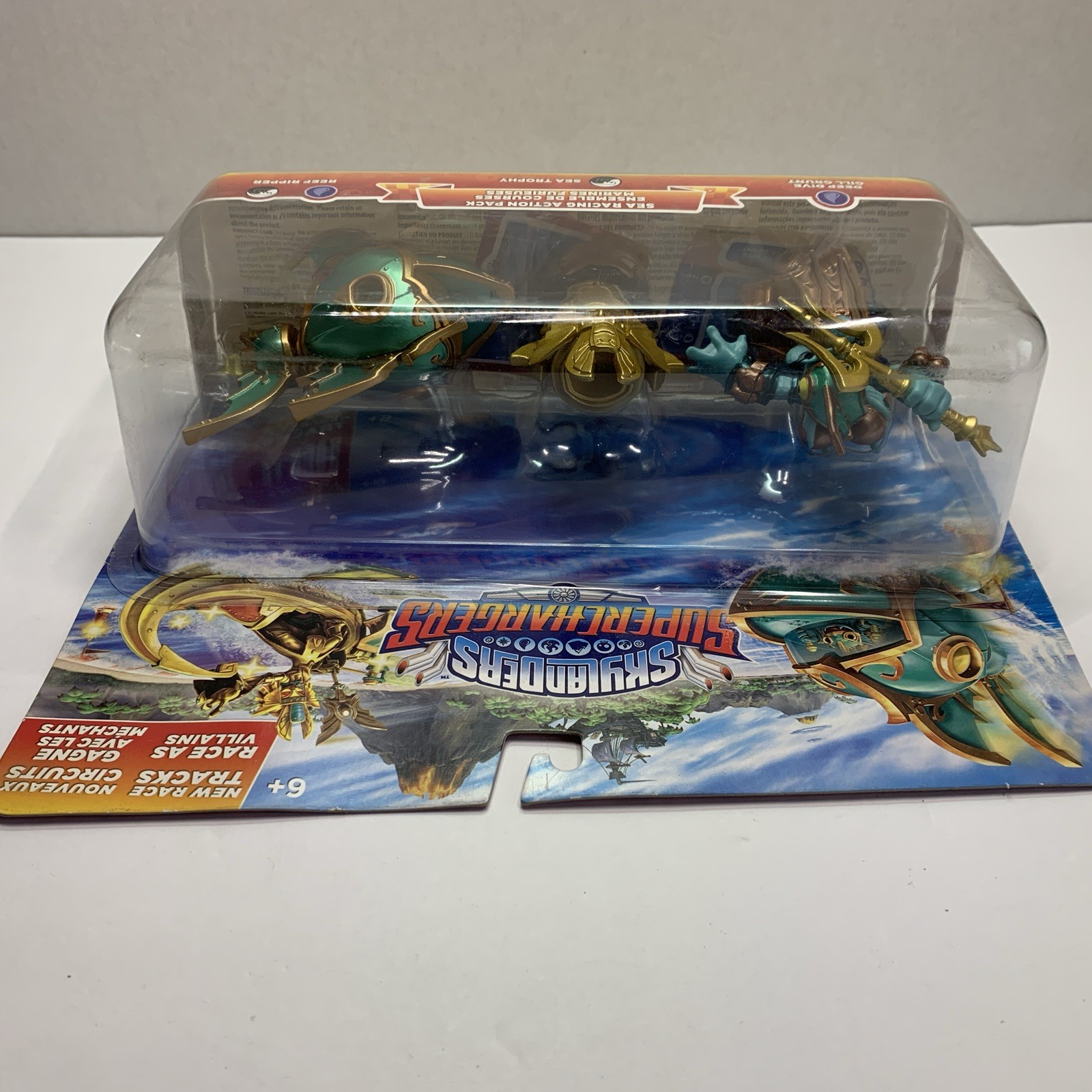 Skylanders Supercharger Sea Racing Action Pack Gill Grunt Sea Trophy Reef Ripper