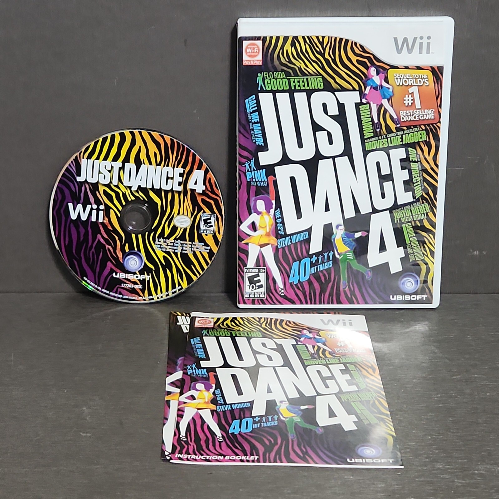 Just Dance 4 Nintendo Wii Complete Refurbished