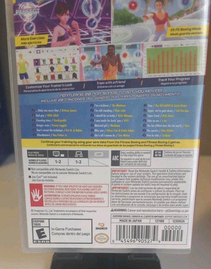 Fitness Boxing 3: Your Personal Trainer (Nintendo Switch, 2024) New & Sealed
