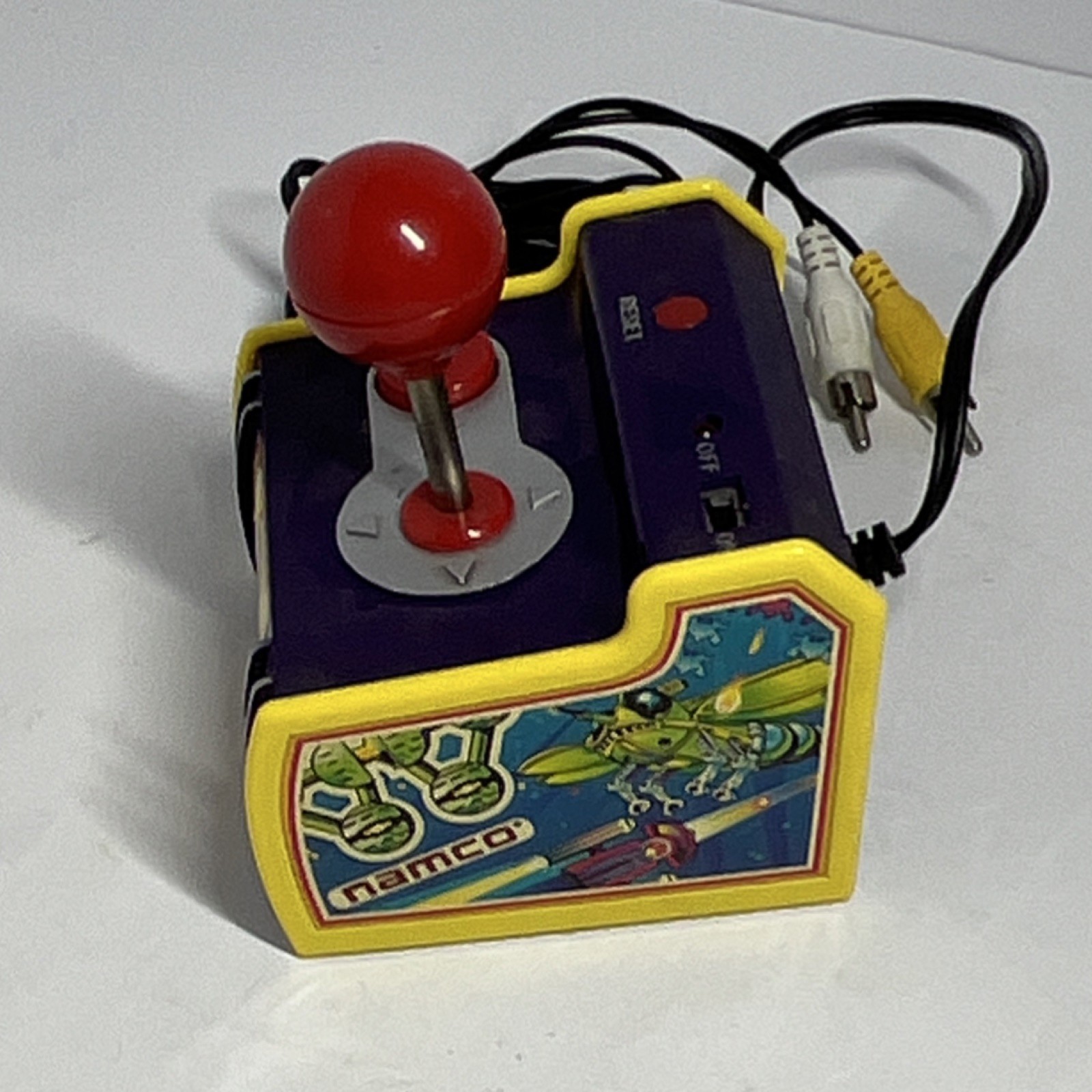 Namco Plug & Play TV Games Joystick Console Yellow Purple Red Composite RCA