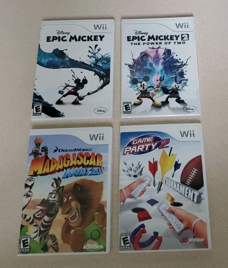 Nintendo Wii Game Lot Of 12 Various Titles Mostly CIB, Tested Working