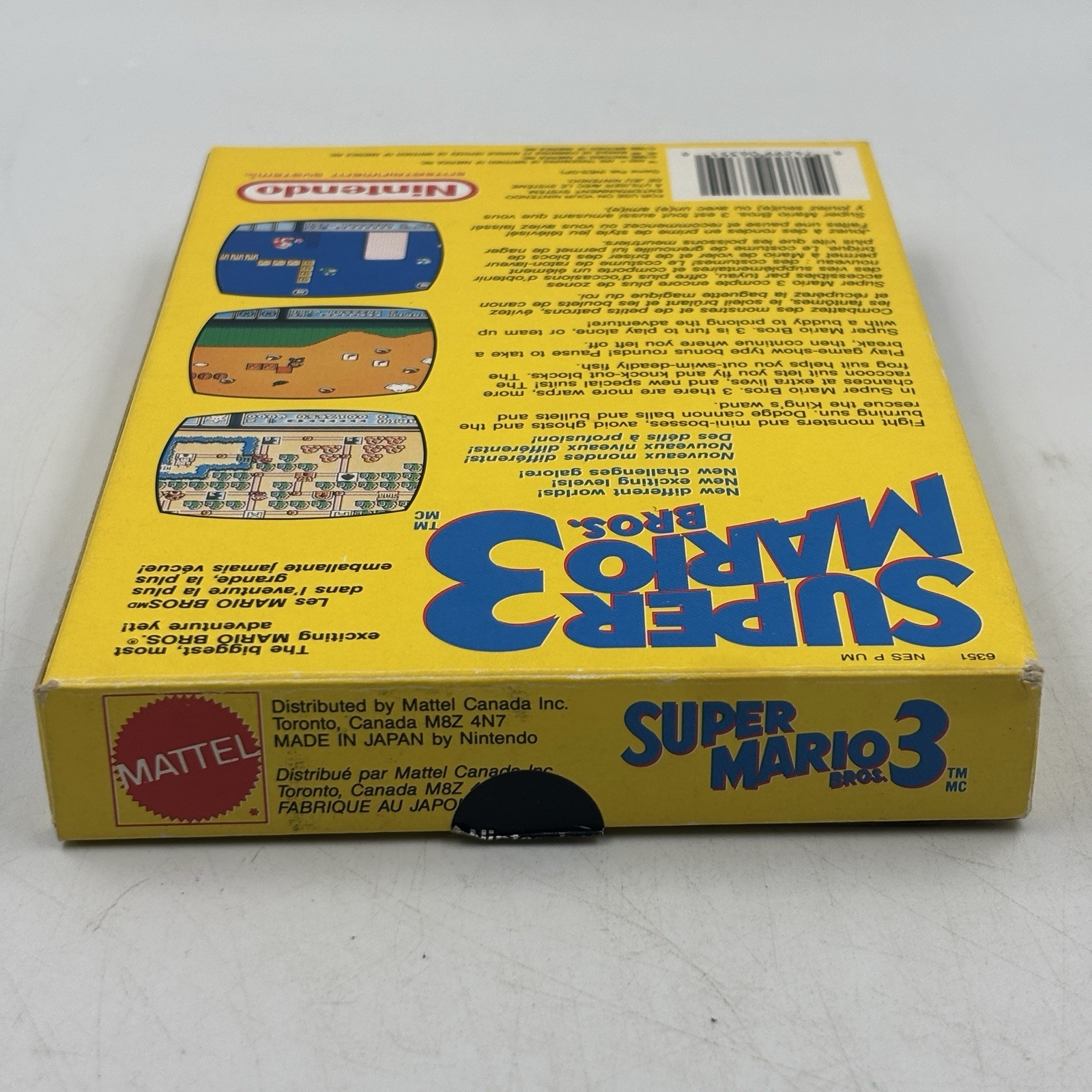 Super Mario Bros 3 RARE Canadian Version Oval Seal Nintendo NES CIB Near Mint