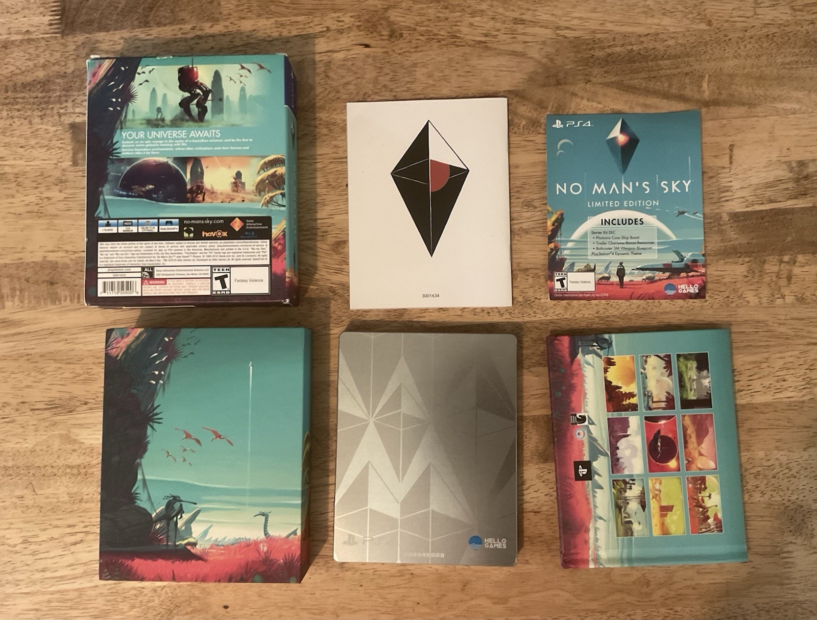 No Man’s Sky Limited Edition Sony Playstation 4 Game CIB Collector Box Set