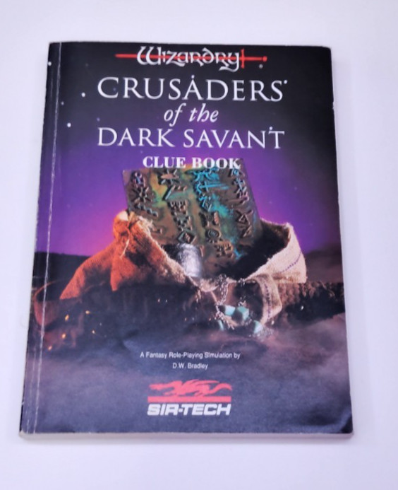 Wizardy Crusaders of Dark Savant Clue Book Strategy Hint Cluebook Sir-Tech 1993