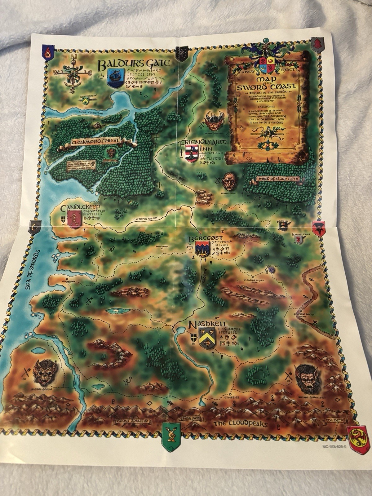 Baldur’s Gate(PC, 1998)5-Disc Set Complete With Case, Manual, Map, Ref.card