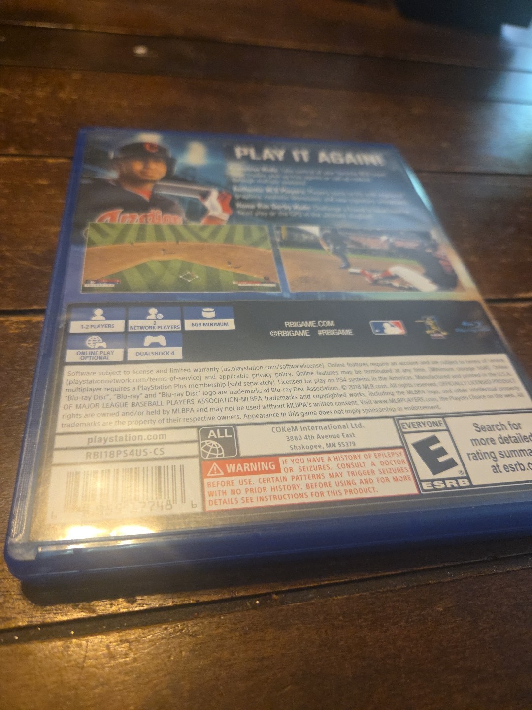 R.B.I. Baseball 18 (Sony PlayStation 4, 2018)