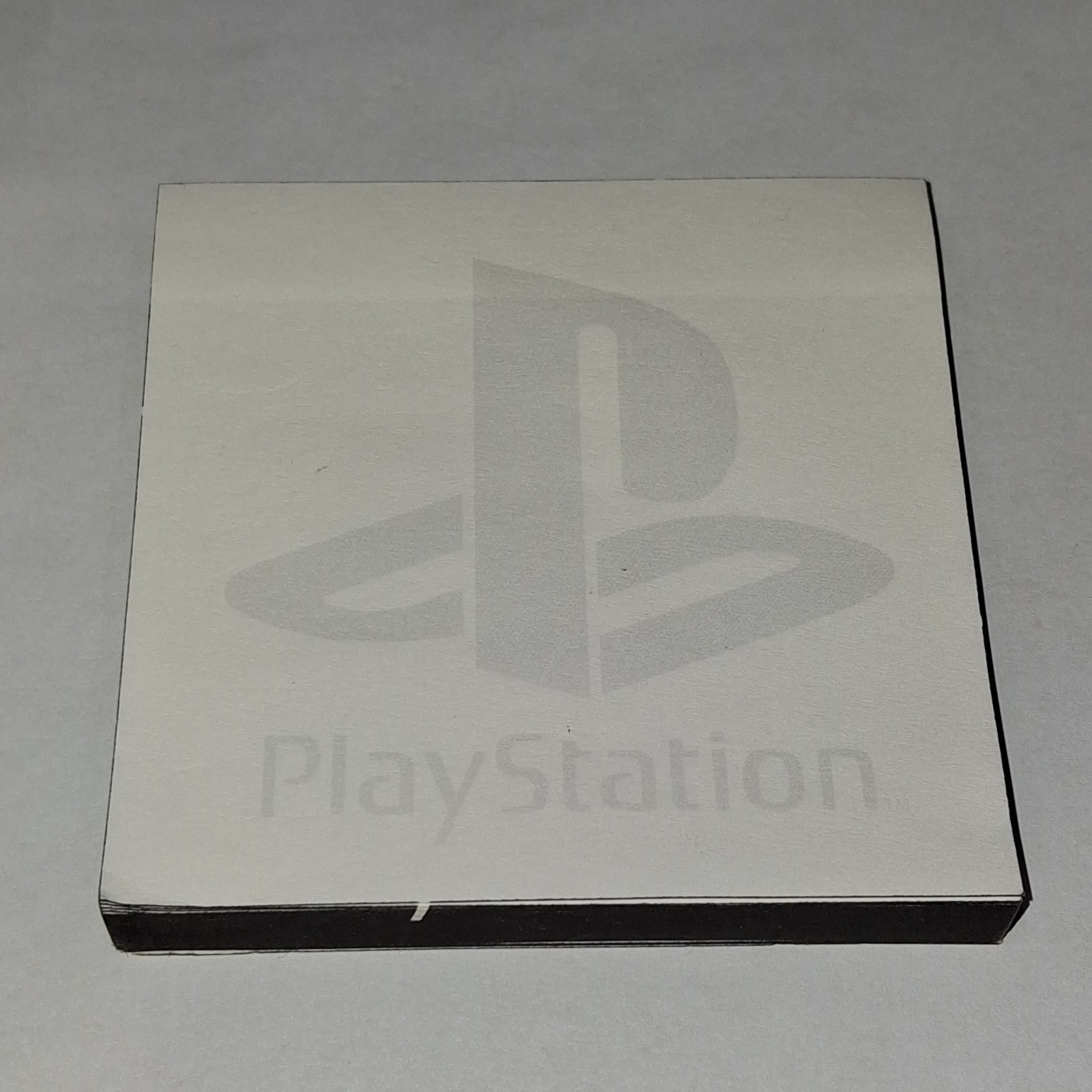 DEADSTOCK 1990s Sony PlayStation Logo Note Pad Cube Factory Sealed NOS Promo VTG