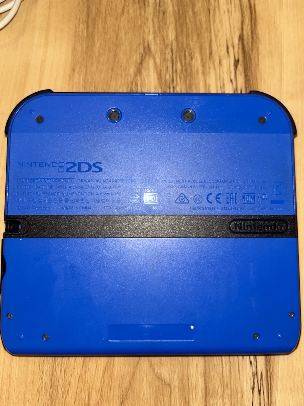 Nintendo 2DS Blue Mario Kart 7 Edition Tested Working