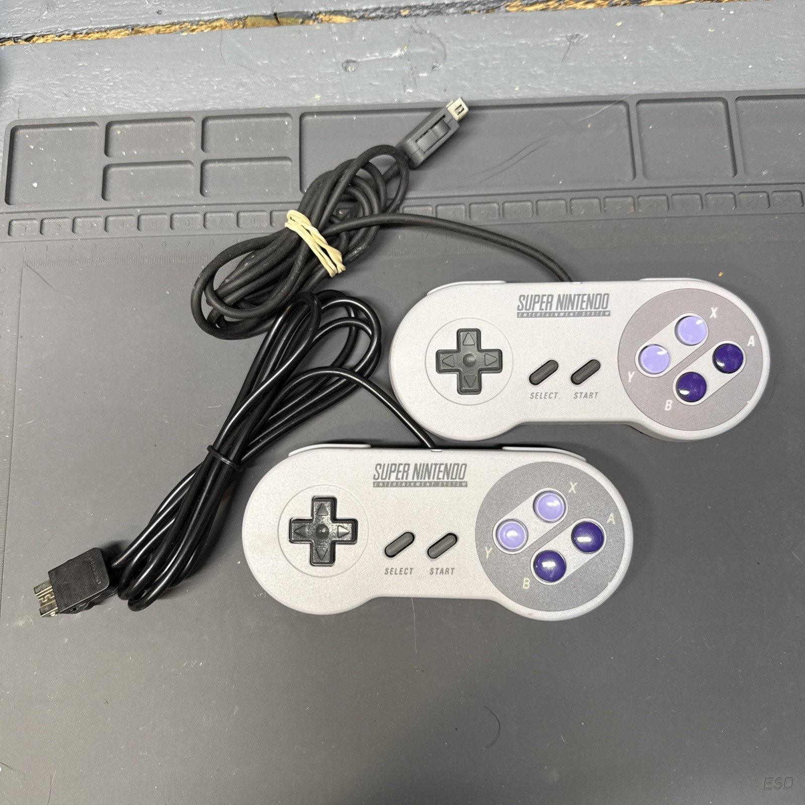 Lot of 2 Super Nintendo SNES Classic Mini Controller OEM Authentic – Tested!