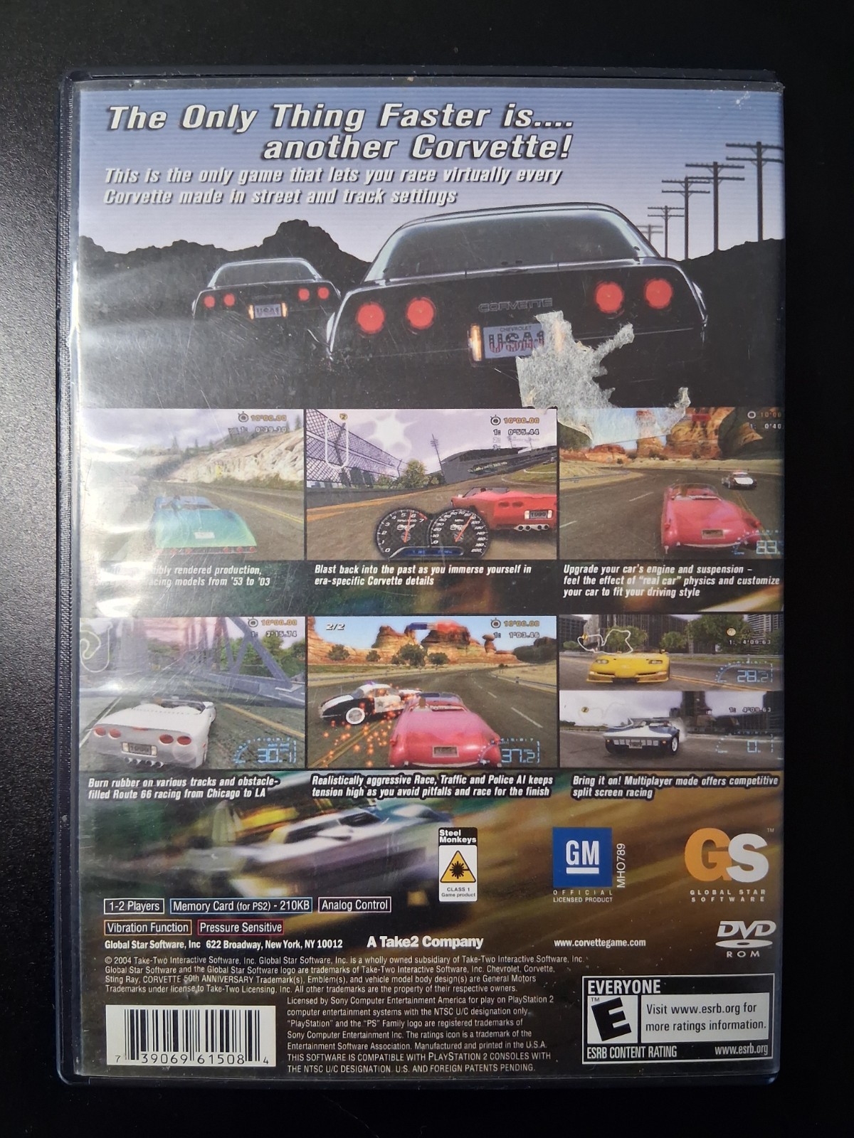 Corvette (Sony PlayStation 2, 2004) | CIB | Tested | Mint Condition