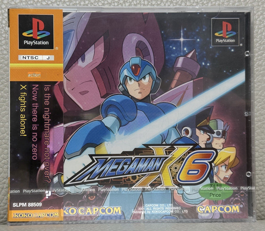 ULTRA RARE Megaman Rockman X6 PS1 Korean Exclusive Limited Edition NEW COMPLETE