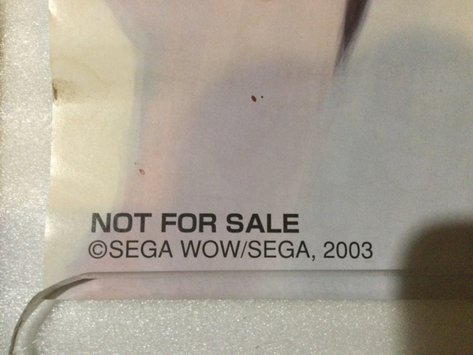 NIGHTSHADE PS2 Promo Poster SHINOBI KUNOICHI PlayStation 2 SEGA 2003 RARE
