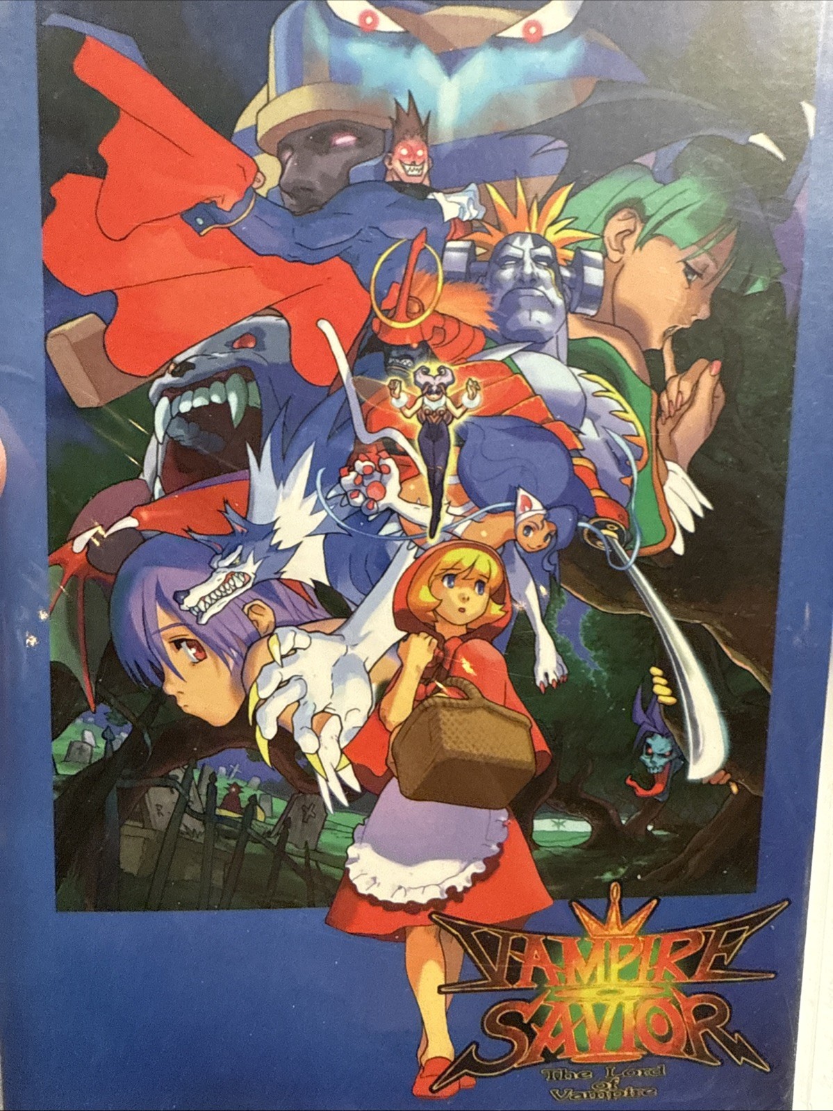 Darkstalker 3 Vampire Savior Japan Only Postcard Set Capcom 1997 Rare Sealed