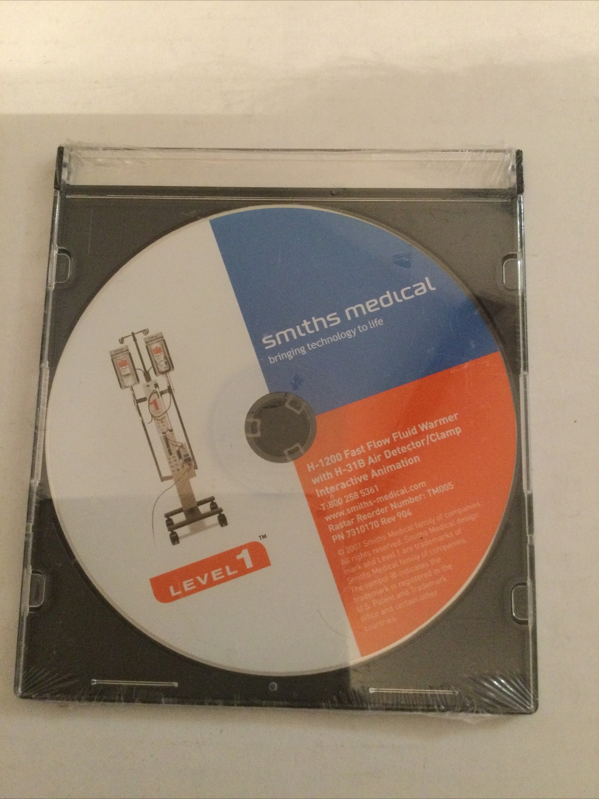 Smiths Medical 7310170 Rev 904 H-1200 Fast Flow Fluid Warmer Interactive Cdrom