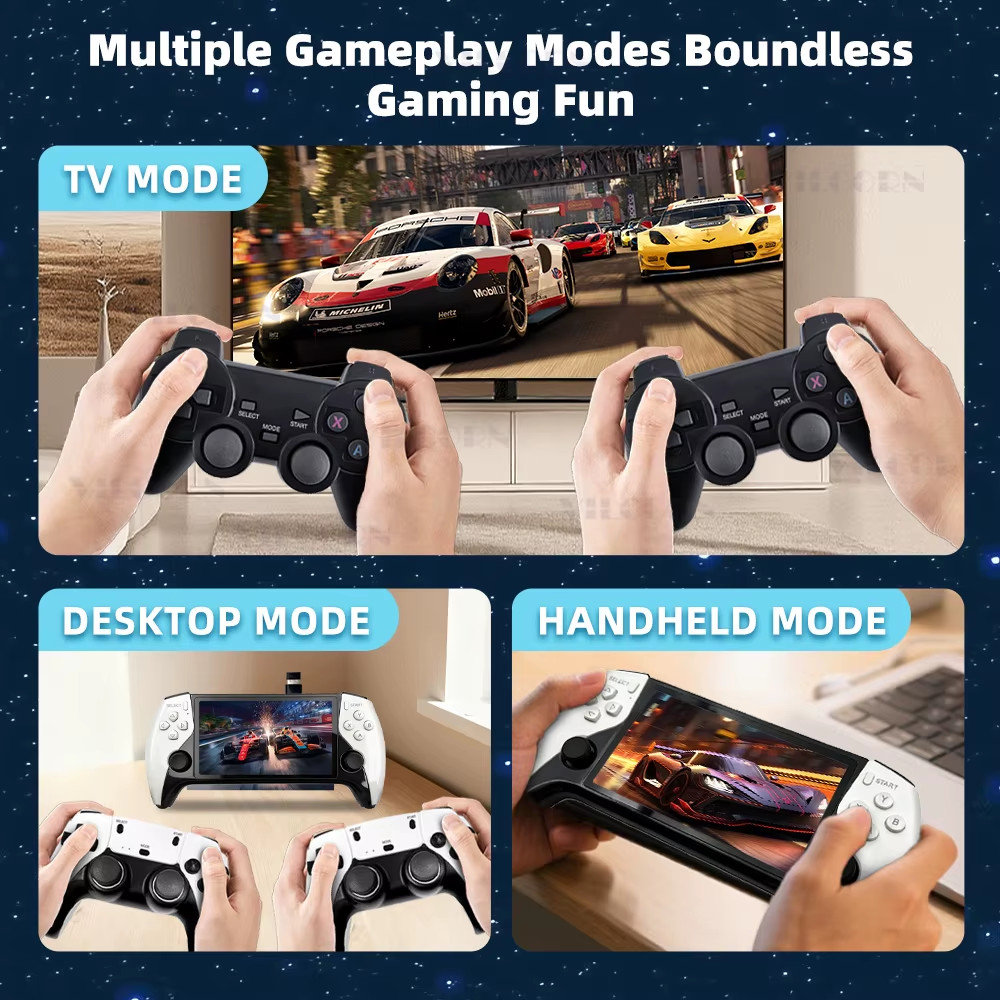 SF3500 5″ Handheld Game Console for PS1 GBA SNES MAME Retro Gaming