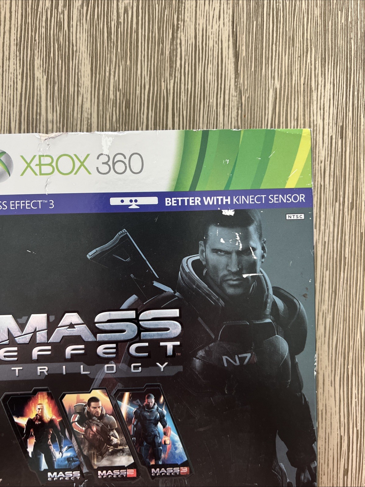 Mass Effect Trilogy (Microsoft Xbox 360, 2012) 5 Disc Set Complete W/ Slipcover