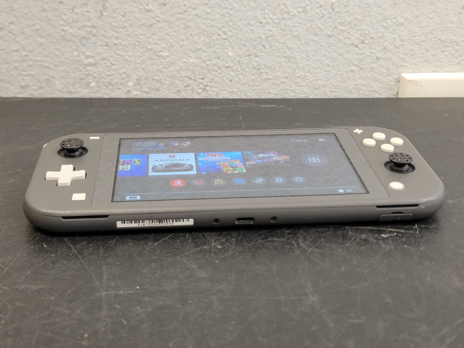 Nintendo Switch Lite HDH-001 Gray Handheld Console Wi-Fi Capability W/ Charger