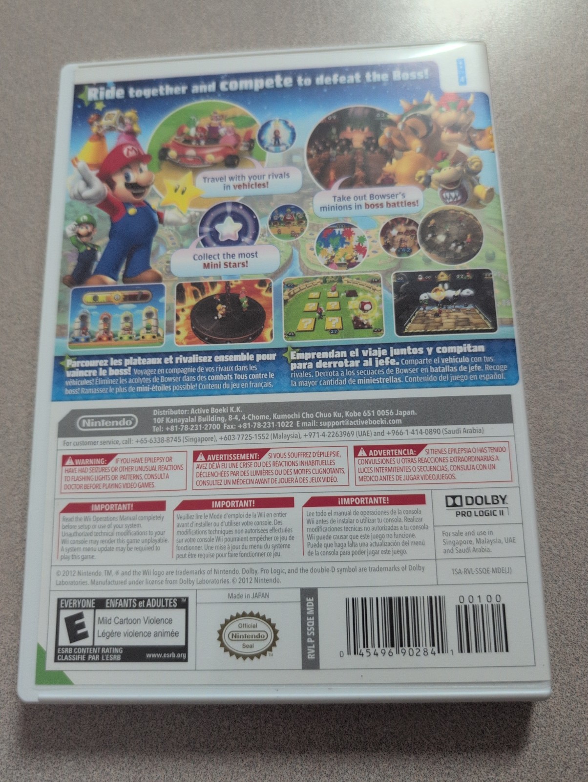 Nintendo Wii Mario Party 9 In Box Tested