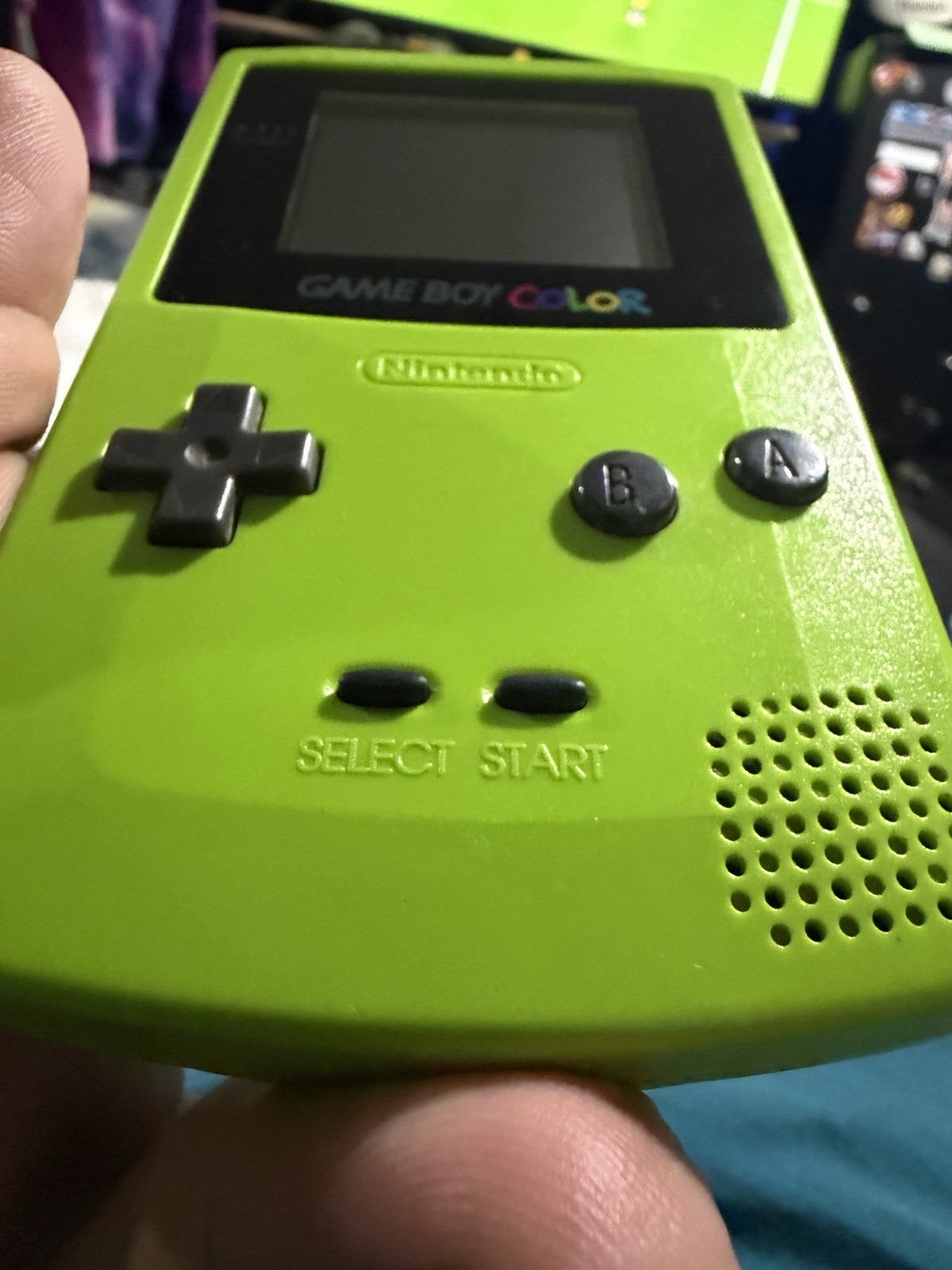 Nintendo Game Boy Color Kiwi Lime Green Handheld Console System