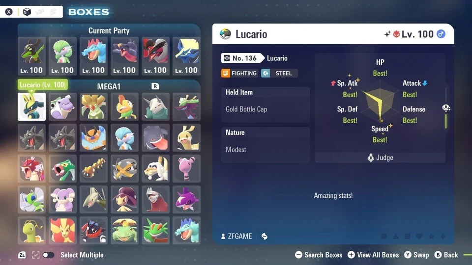 ✨CHOOSE ANY 6IV SHINY MEGA POKEMON🚀POKEMON LEGENDS ZA✨FAST TRADE⚡ALPHA