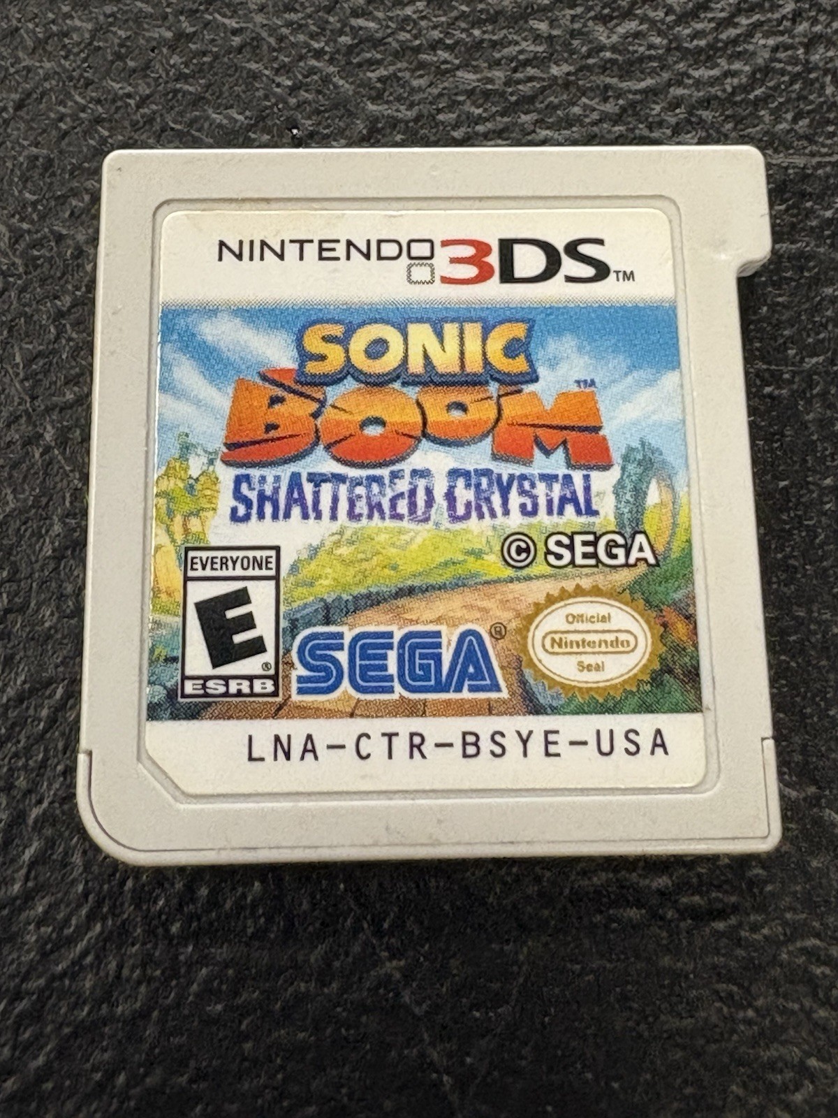 Sonic Boom Shattered Crystal for Nintendo 3DS Game Cartridge Authentic