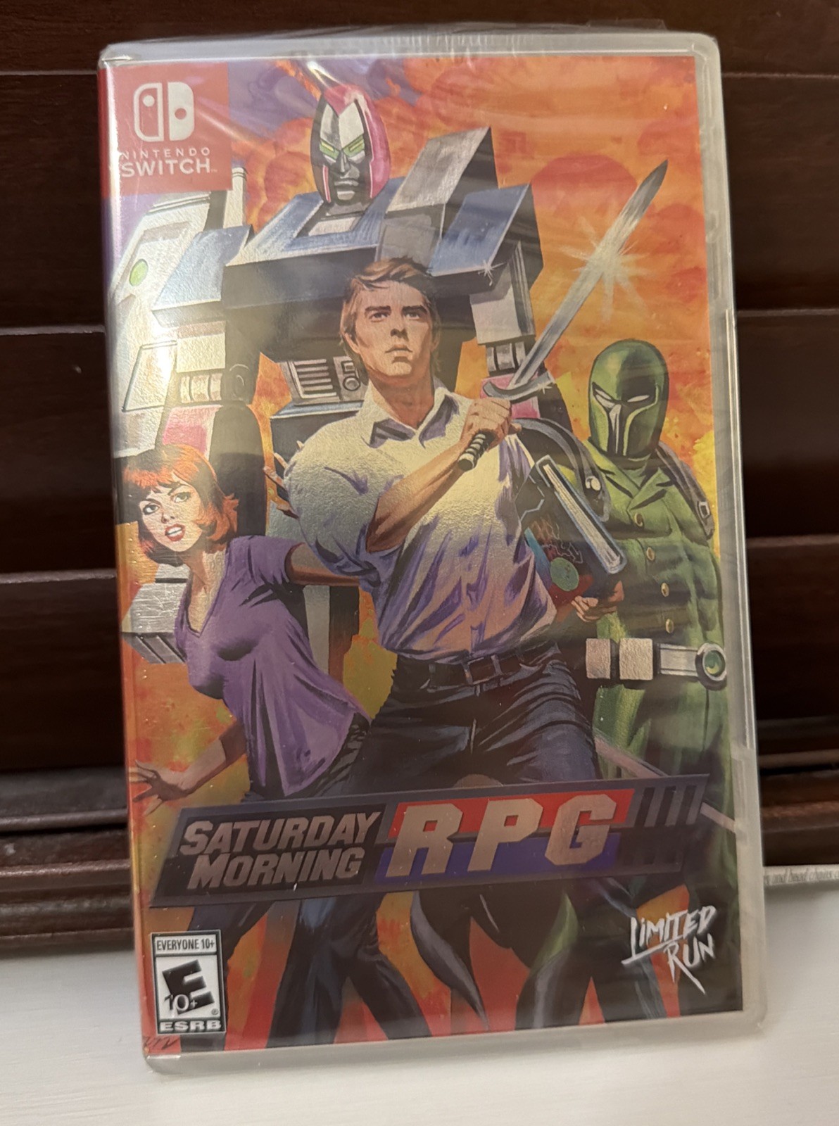 Saturday Morning RPG Nintendo Switch Foil Cover Exclusive Brand New LRG Employee