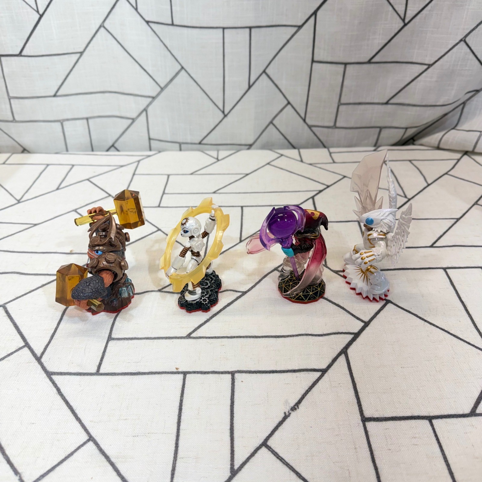 Skylanders Figure Lot Wallop Gearshift Enigma Knight Light Trap Team